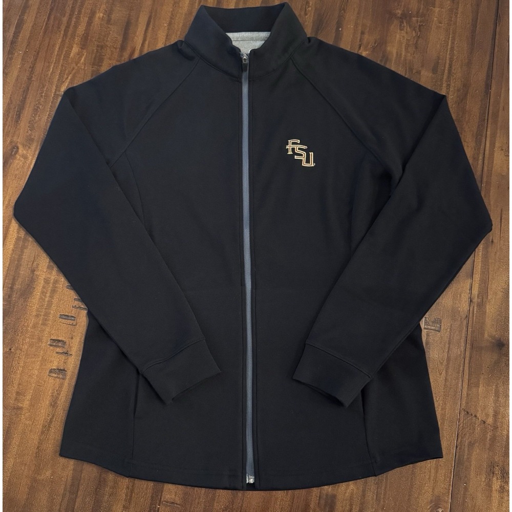 Johnnie-O Women's Florida State Tomi Full Zip Black Jacket Size Medium